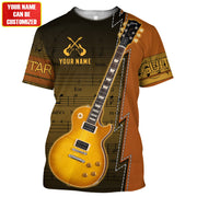 Personalized Name Guitar All Over Printed Unisex Shirt S260505