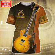 Personalized Name Guitar All Over Printed Unisex Shirt S260505