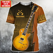 Personalized Name Guitar All Over Printed Unisex Shirt S260505