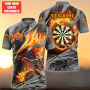 Dartboard Phoenix Personalized Name 3D Shirt For Darts Player S270602