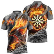 Dartboard Phoenix Personalized Name 3D Shirt For Darts Player S270602