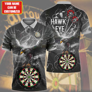 Darts Hawkeye Black Version Personalized Name 3D Shirt For Darts Player S290803