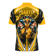 Personalized Name Wolv Darts Yellow Version All Over Printed Unisex Shirt S300302