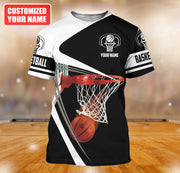Personalized Name Basketball Q4 All Over Printed Unisex Shirt