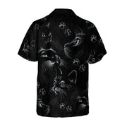 Black Cats Art Hawaii Shirt