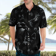 Black Cats Art Hawaii Shirt