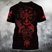 Viking Raven 3D Custom T-shirt P100313