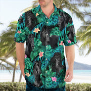 Black Horse Tropical Hawaii Shirt