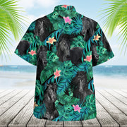 Black Horse Tropical Hawaii Shirt