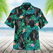 Black Horse Tropical Hawaii Shirt