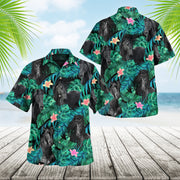 Black Horse Tropical Hawaii Shirt