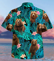 Brown Bear Tropical Hawaii Shirt