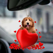 Dog Heart Ornament