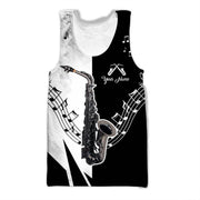 Personalized Name Saxophone 10 All Over Printed Unisex Shirt