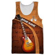 Personalized Name Guitar 8 All Over Printed Unisex Shirt