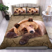 Bear Love All Over Printed Bedding Set