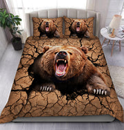 Bear Crack Art All Over Printed Bedding Set