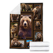 Bear 3D Fleece Blanket