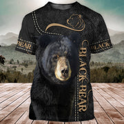 Black Bear All Over Printed Unisex Shirt