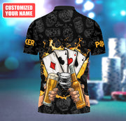 Personalized Name Poker Cheer All Over Printed Unisex Shirt