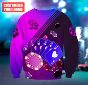 Personalized Name Poker Q20 All Over Printed Unisex Shirt