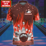 Personalized Name Bowling Q32 All Over Printed Unisex Shirt