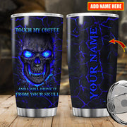 Personalized Name Skull Q5 Tumbler 20oz 30oz Cup