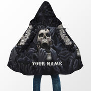 Skull Darkness Hooded Cloak