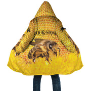 Personalized Name Honey Bee Hooded Cloak Q300801