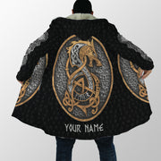 Personalized Name Viking Fenrir Hooded Cloak Q280901