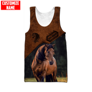 Personalized Love Horse All Over Printed Unisex Shirt