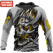 Personalized Name Yellow Skull Darts All Over Printed Unisex Shirt Q080901