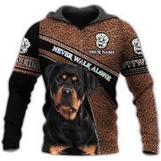 Personalized Rottweiler Dog 3D All Over Printed Unisex Shirt