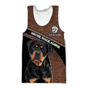 Personalized Rottweiler Dog 3D All Over Printed Unisex Shirt