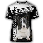 Personalized Border Collie Dog All Over Printed Unisex Shirt AK