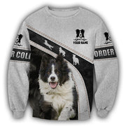 Personalized Border Collie Dog All Over Printed Unisex Shirt AK