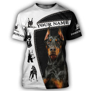 Personalized Doberman Dog All Over Printed Unisex Shirt AK