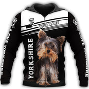 Personalized Yorkshire Dog 3D All Over Printed Unisex Shirt AK