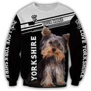 Personalized Yorkshire Dog 3D All Over Printed Unisex Shirt AK