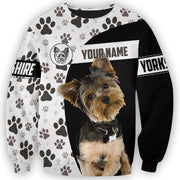 Personalized Yorkshire Dog 3D All Over Printed Unisex Shirt AK