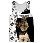 Personalized Yorkshire Dog 3D All Over Printed Unisex Shirt AK