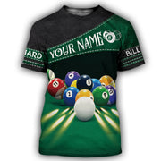 Personalized Name Billiard AK29 All Over Printed Unisex Shirt