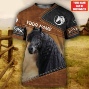 Personalized Name Horse AK56 All Over Printed Unisex Shirt