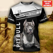 Personalized Name Pitbull AK2 All Over Printed Unisex Shirt