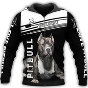 Personalized Name Pitbull AK2 All Over Printed Unisex Shirt