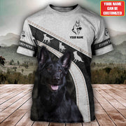 Personalized German Shepherd Dog AK 3D All Over Printed Unisex Shirt