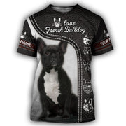 Personalized French Bulldog AK33 All Over Printed Unisex Shirt