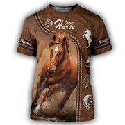 Personalized Black Horse AK29 All Over Printed Unisex Shirt