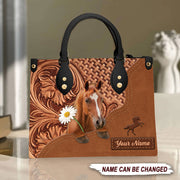 Horse Personalized Leather Handbag AK45