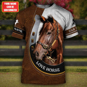 Personalized Horse All Over Printed Unisex Shirt